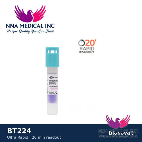 NNA MEDICAL | Bionova® BT224 Ultra Rapid Biological Indicator – Steam, 20-Minute Readout (Box of 50)