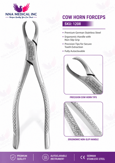 23S Cowhorn Pedo Extraction Forceps – Lower Primary Molars image 0