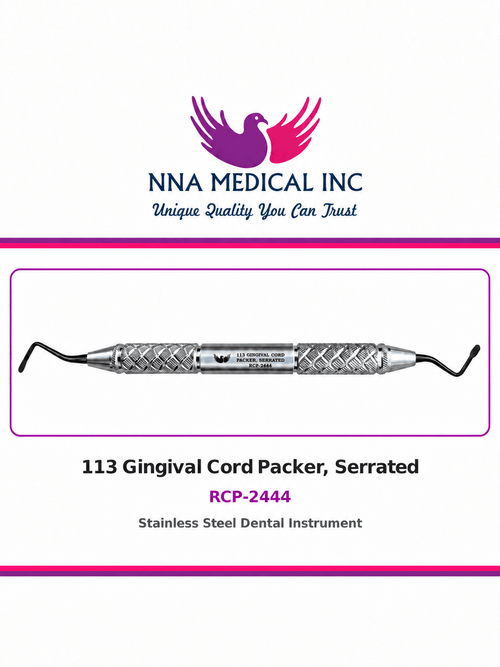 113 Gingival Cord Packer, Serrated image 0