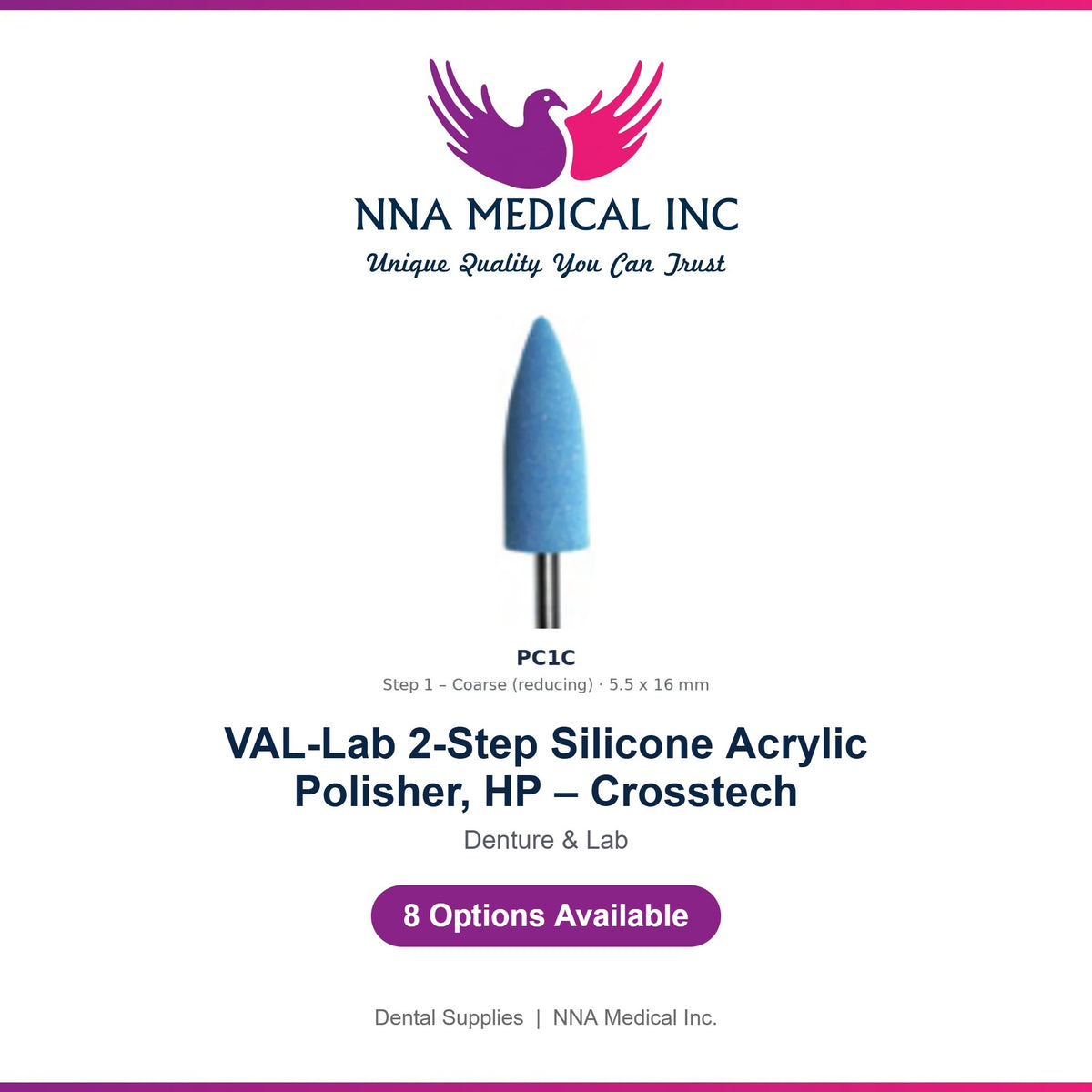 VAL-Lab 2-Step Silicone Acrylic Polisher, HP – Crosstech