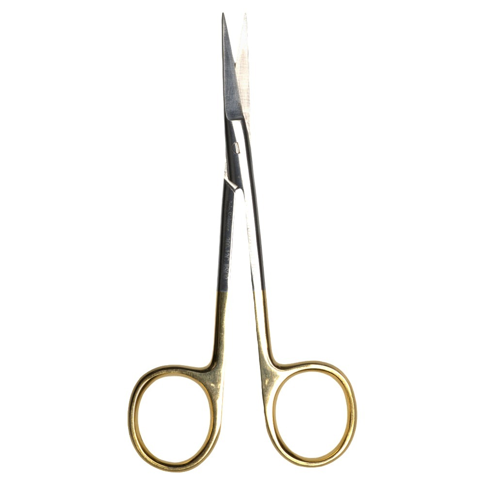 Iris Scissors Serrated Curved image 0