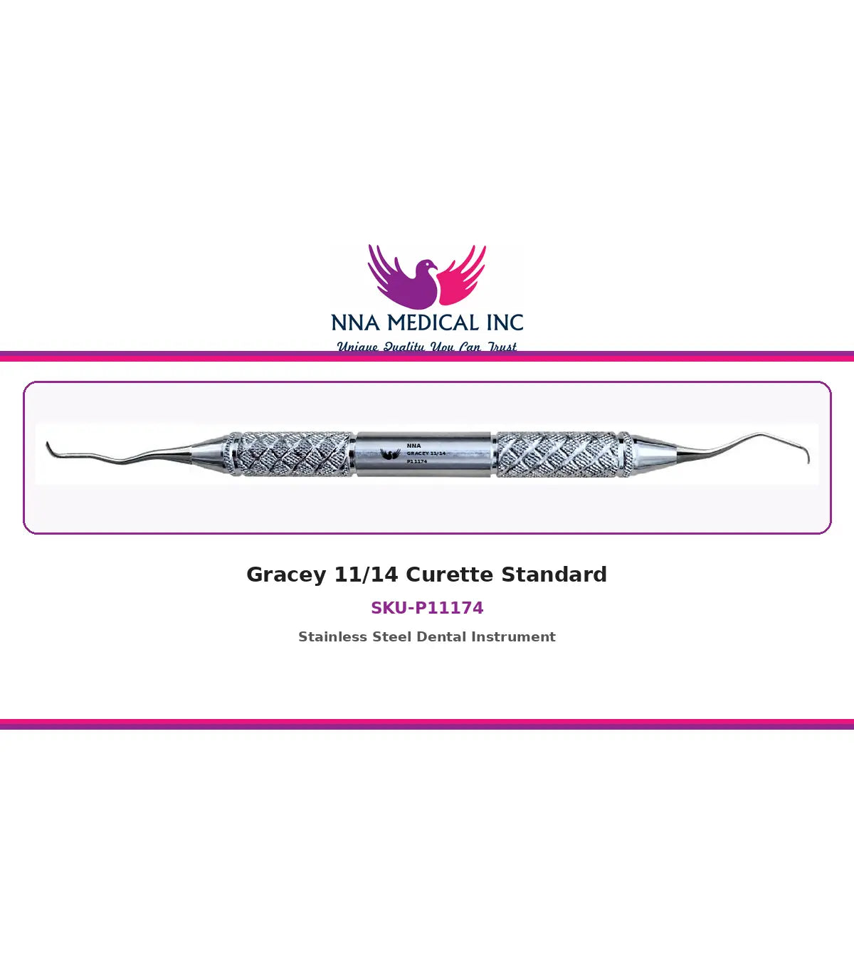 Gracey 11/14 Curette Standard image 0