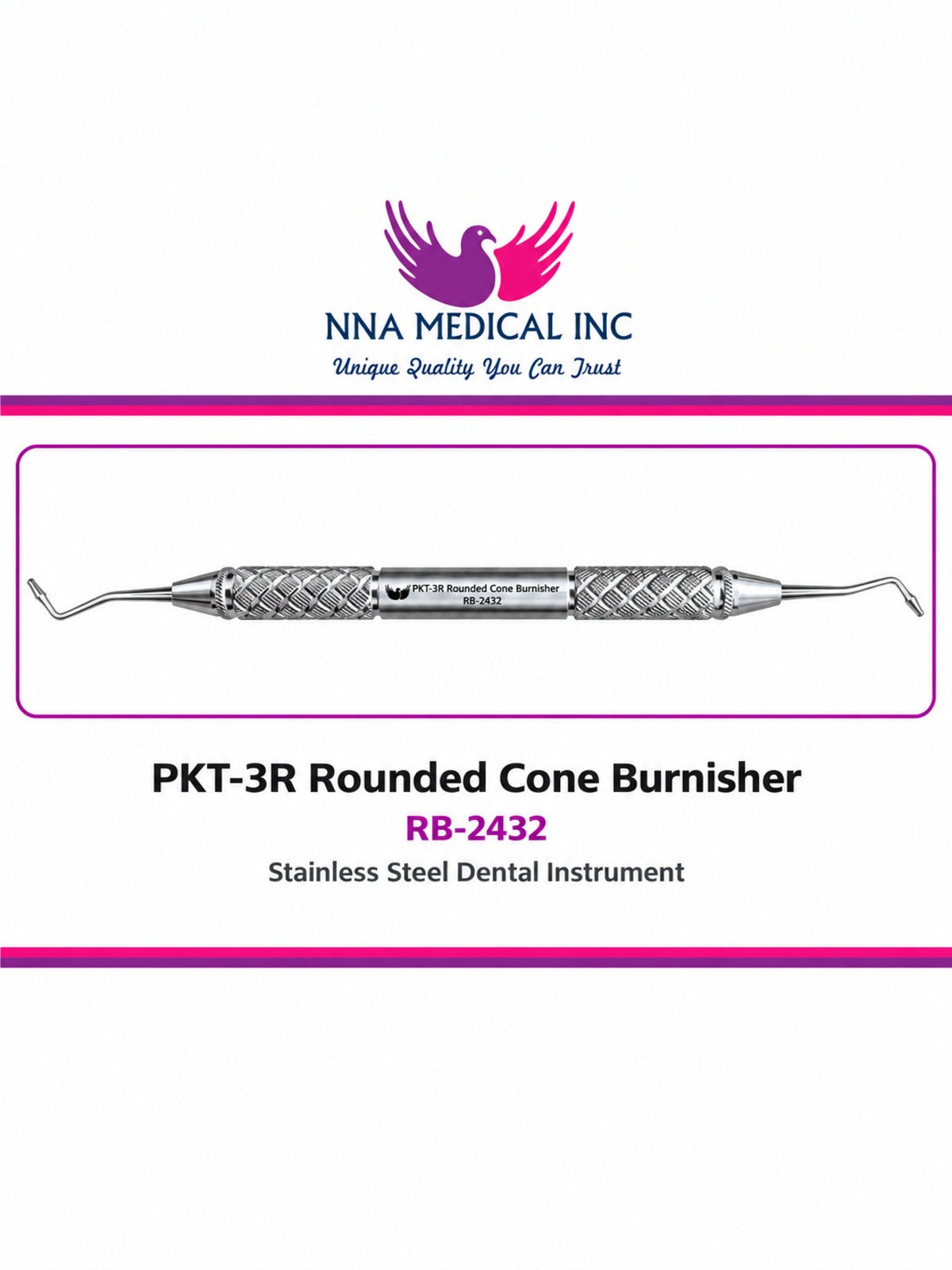 PKT-3R Rounded Cone Burnisher image 0
