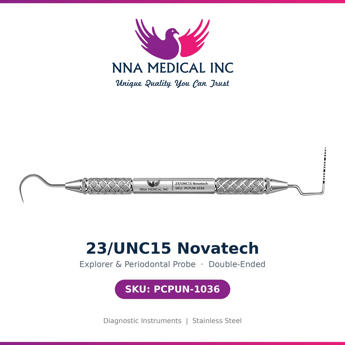 23/UNC15 Novatech Double-Ended Probe/Explorer