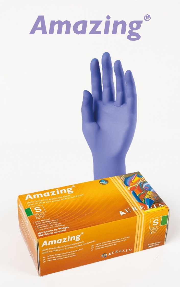 Aurelia Amazing nitrile powder-free examination gloves