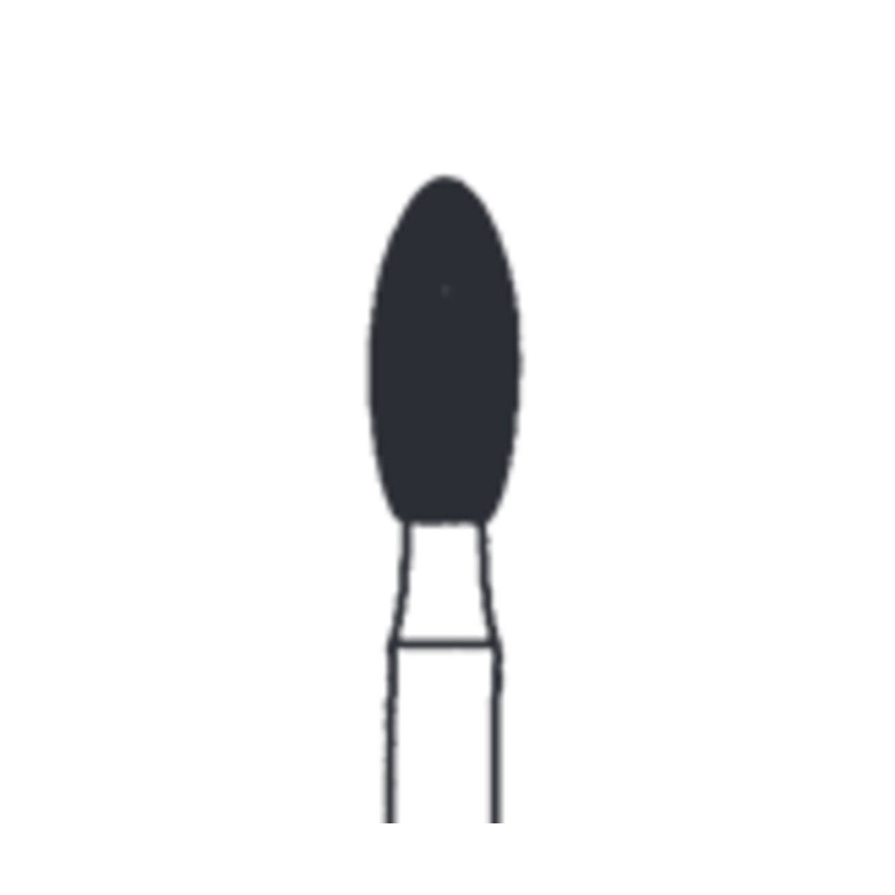 Crosstech Egg Diamond Bur ISO 379 – Ø 2.3 mm, 5 mm Head – FG, Pack of 5