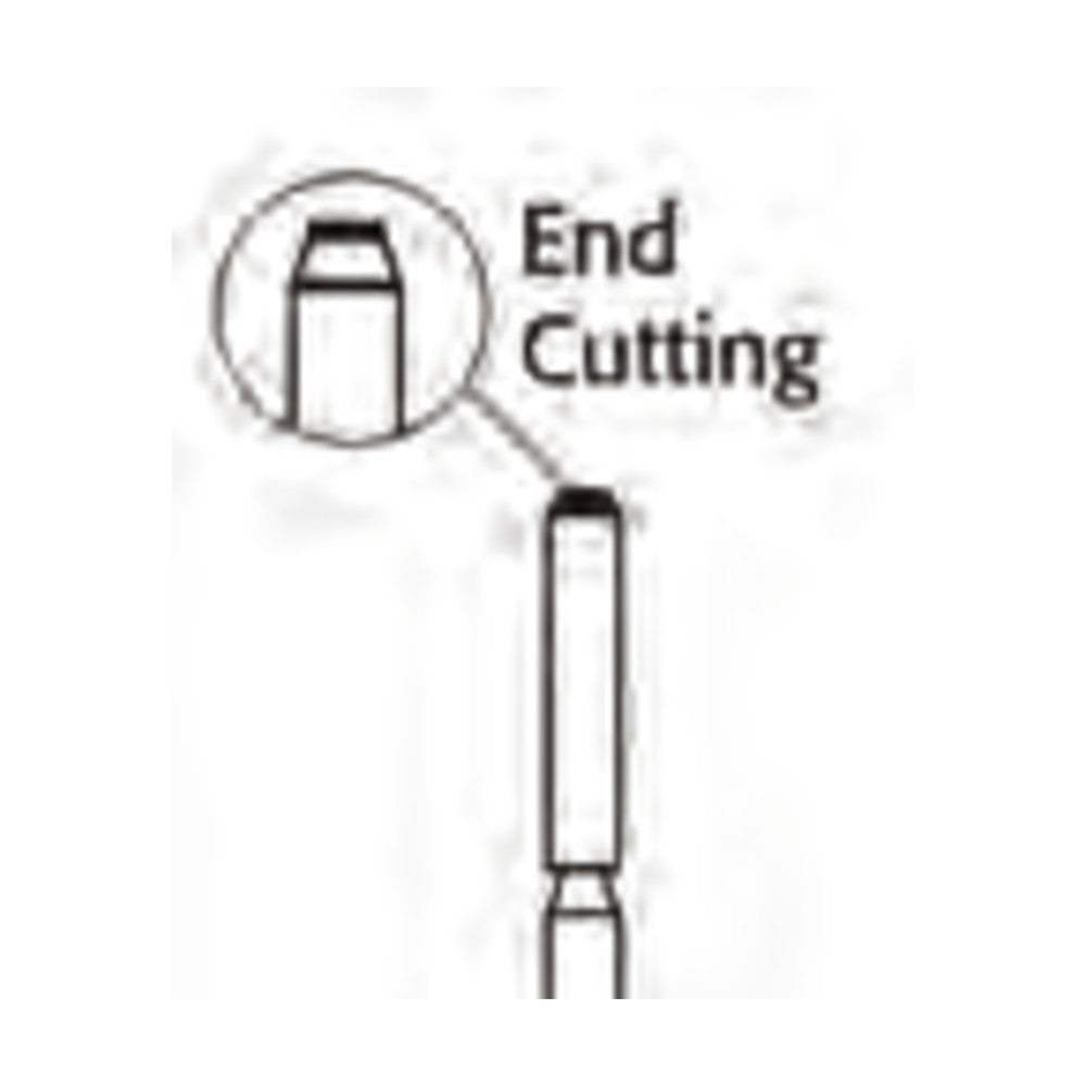 Crosstech End Cutter Diamond Bur ISO 10839 – Ø 1.6 mm – FG, Pack of 5