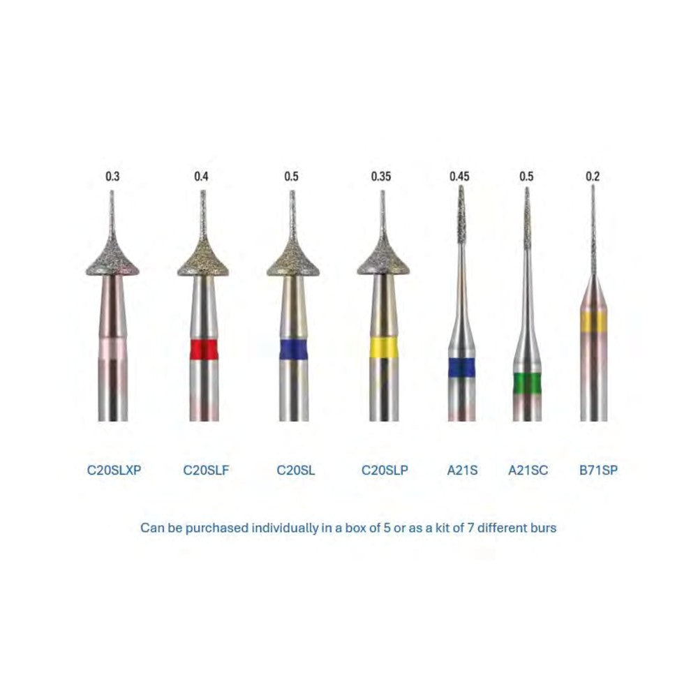 Crosstech Interproximal Reduction (IPR) Bur Kit – 7 Burs