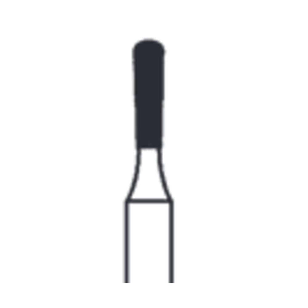 Crosstech Pear Diamond Bur ISO 830 – Ø 1.8 mm, 2.8 mm Head – FG, Pack of 5