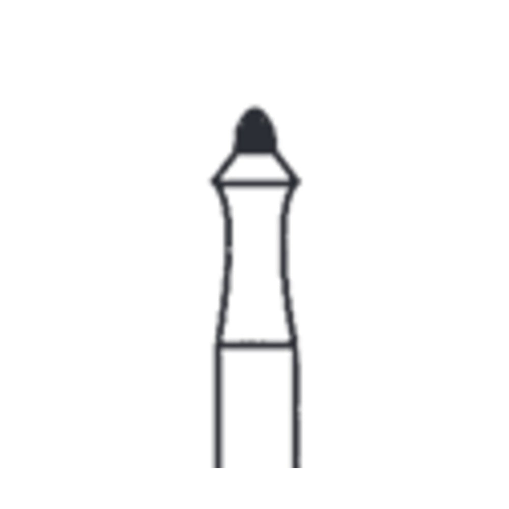 Crosstech Trim & Finish Diamond Bur ISO 804 – Ø 0.9 mm – FG, Pack of 5