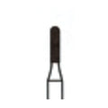 Dome-End Taper Trimming & Finishing Carbide Bur – Ø 0.9 mm, 3.4 mm Head – 12/30 Flutes, Pack of 5