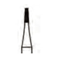 Inlay Prep Carbide Bur ISO 271 – Ø 1.2 mm, 2.7 mm Head – Crosstech, Pack of 10