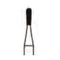 Pear Carbide Bur ISO 333L – Ø 1.4 mm, 3.8 mm Head – Crosstech, Pack of 10