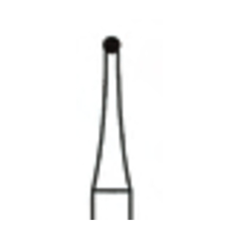 Round Trimming & Finishing Carbide Bur ISO 2 – Ø 1.0 mm – 12/30 Flutes, Pack of 5