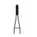 Straight Round End Fissure Carbide Bur ISO 1156 – Ø 0.9 mm, 3.7 mm Head – Crosstech, Pack of 10
