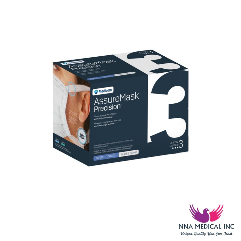 AssureMask Precision Surgical Tie-on Masks, L3