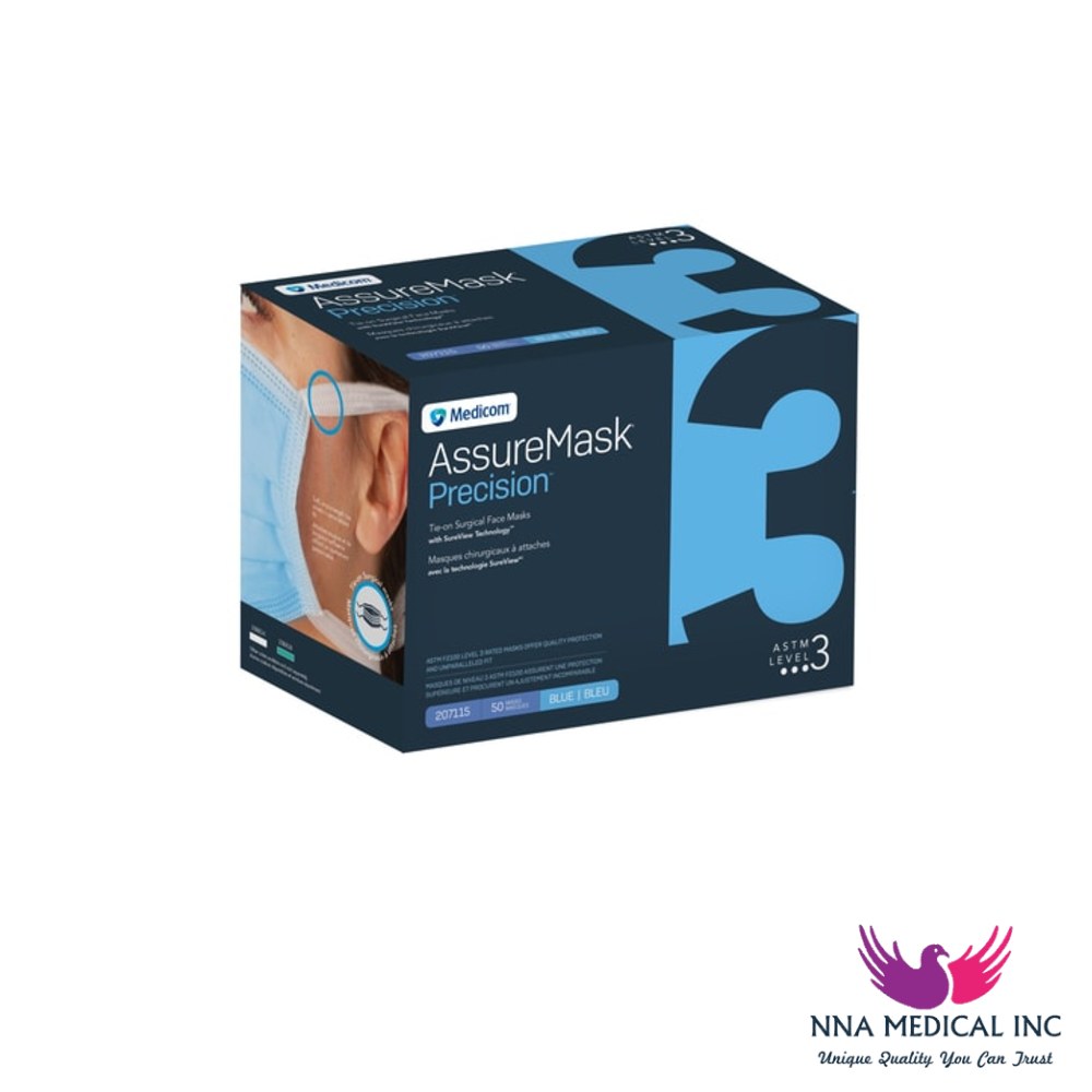 AssureMask Precision Surgical Tie-on Masks, L3 – image 2