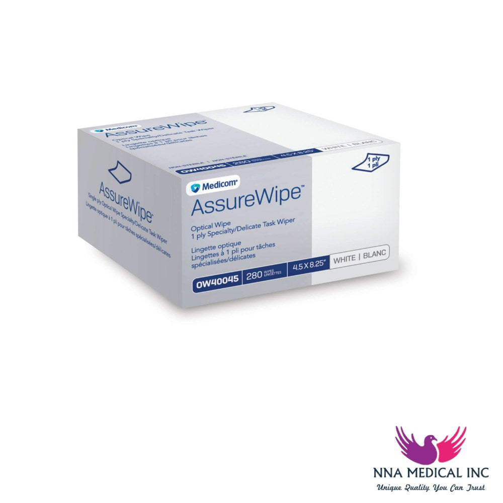 AssureWipe 1 Ply Optical/delicate Task Wipers, White – 4.5" x 8.25" – image 2
