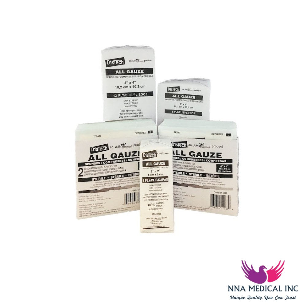Distech Gauze Sponges – Sterile