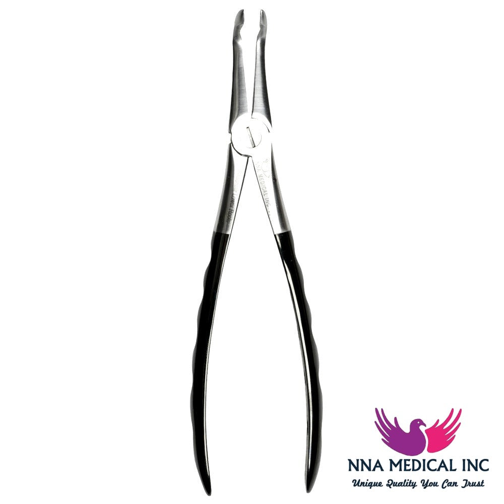 NNA MEDICAL - 45 Atraumair Forceps, Serrated Lower Root