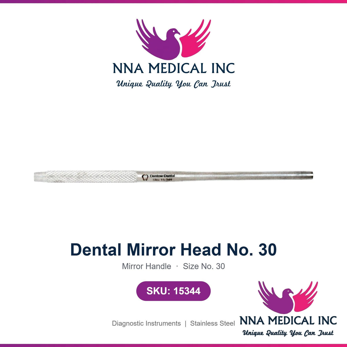 NNA MEDICAL - Dental Mirror Head No. 30