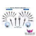 NNA MEDICAL - Prophy & Scaling Brushes - Tapered · White Nylon
