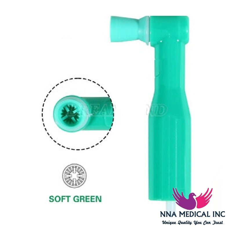NNA MEDICAL - Prophy Angle Plus – Soft Cup - Green (100/box)