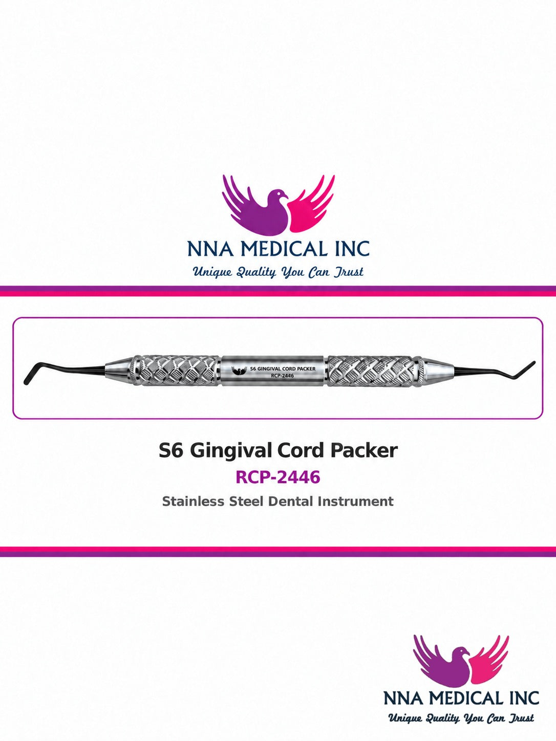 NNA MEDICAL - S6 Gingival Cord Packer