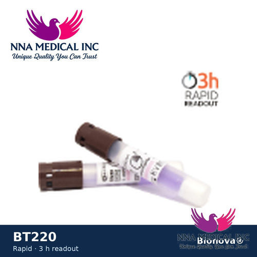 NNA MEDICAL | Bionova® BT220 Rapid Biological Indicator – Steam, 3-Hour Readout (Box of 50)