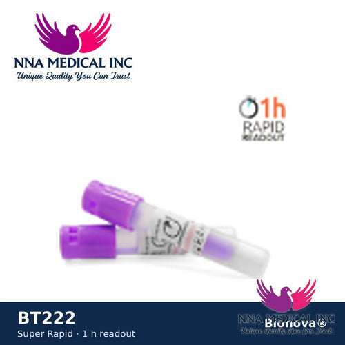 NNA MEDICAL | Bionova® BT222 Super Rapid Biological Indicator – Steam, 1-Hour Readout (Box of 50)