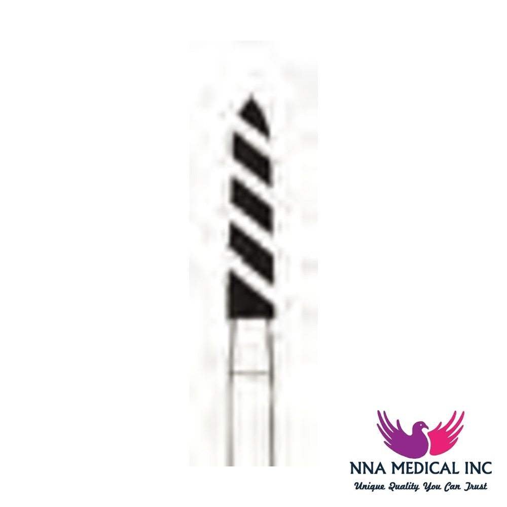 NNA MEDICAL - Crosstech Turbo (Cool) Diamond Bur Modified Chamfer ISO 879K – Ø 1.8 mm, 10 mm Head – FG, Pack of 5