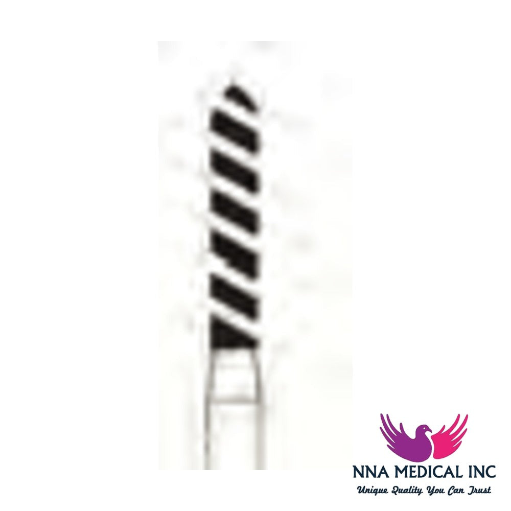 NNA MEDICAL - Crosstech Turbo (Cool) Diamond Bur Beveled Cylinder ISO 878 – Ø 1.4 mm, 8 mm Head – FG, Pack of 5