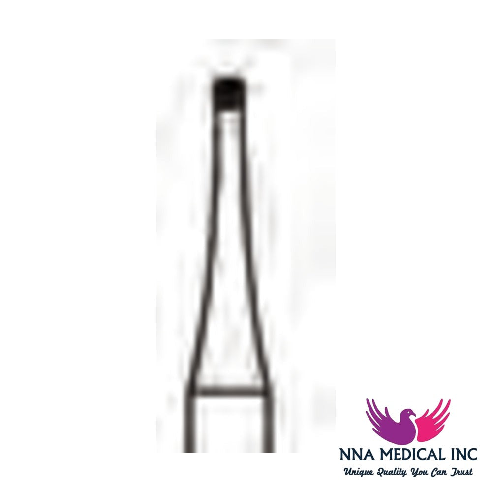 NNA MEDICAL - Round Carbide Bur ISO 2 – Ø 1.0 mm – Crosstech, Pack of 10