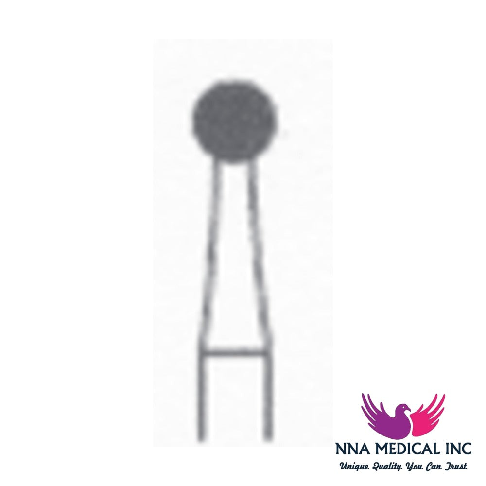 NNA MEDICAL - Round Carbide Bur ISO 10 – Ø 2.7 mm – Crosstech, Pack of 10