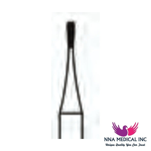NNA MEDICAL - Amalgam Prep Carbide Bur ISO 245 – Ø 0.9 mm, 2.7 mm Head – Crosstech, Pack of 10