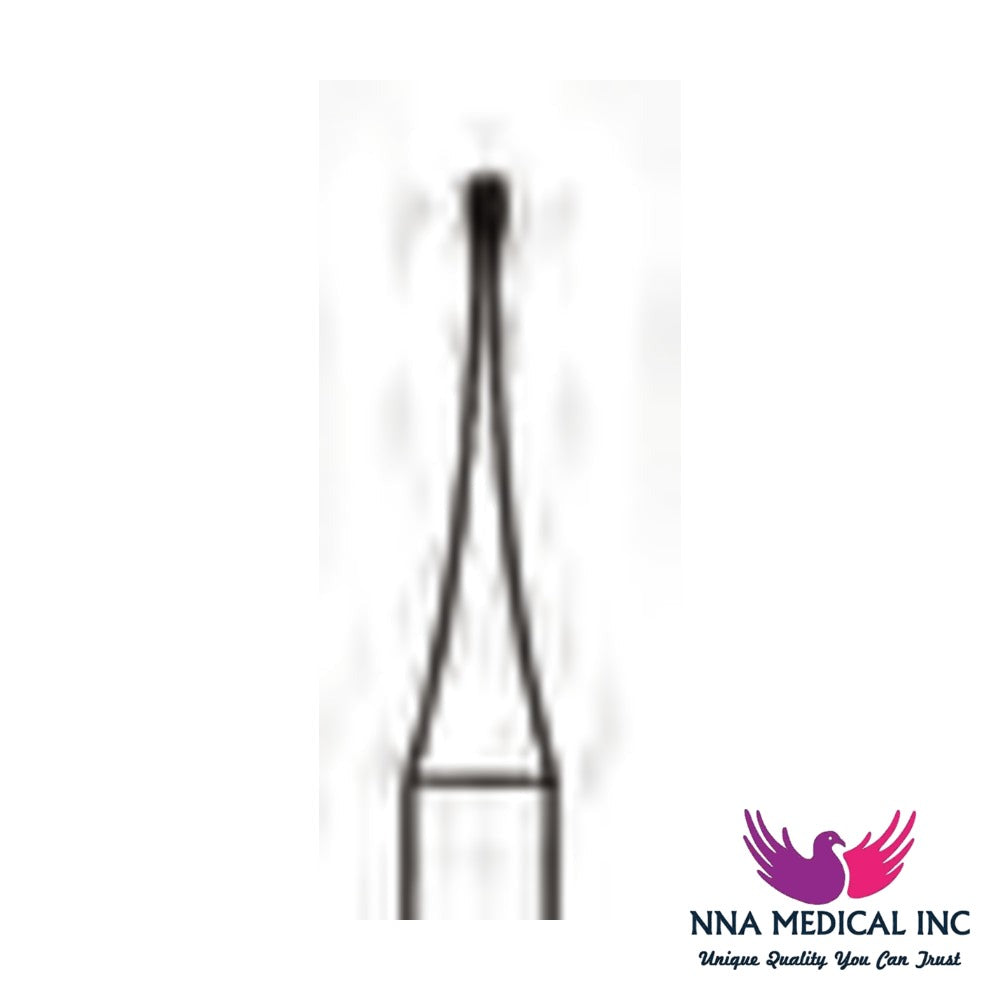 NNA MEDICAL - Pear Carbide Bur ISO 329 – Ø 0.6 mm, 1.2 mm Head – Crosstech, Pack of 10