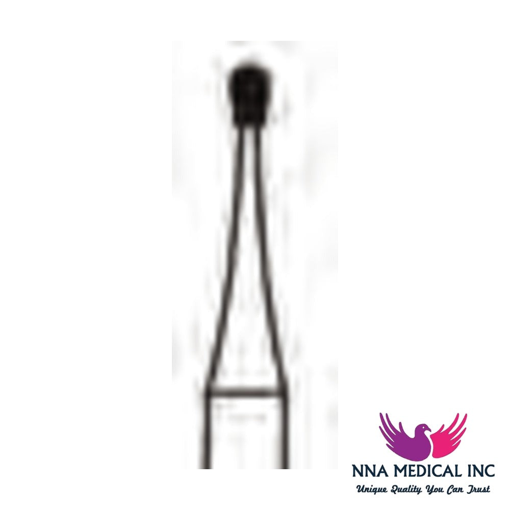 NNA MEDICAL - Pear Carbide Bur ISO 332 – Ø 1.2 mm, 1.8 mm Head – Crosstech, Pack of 10