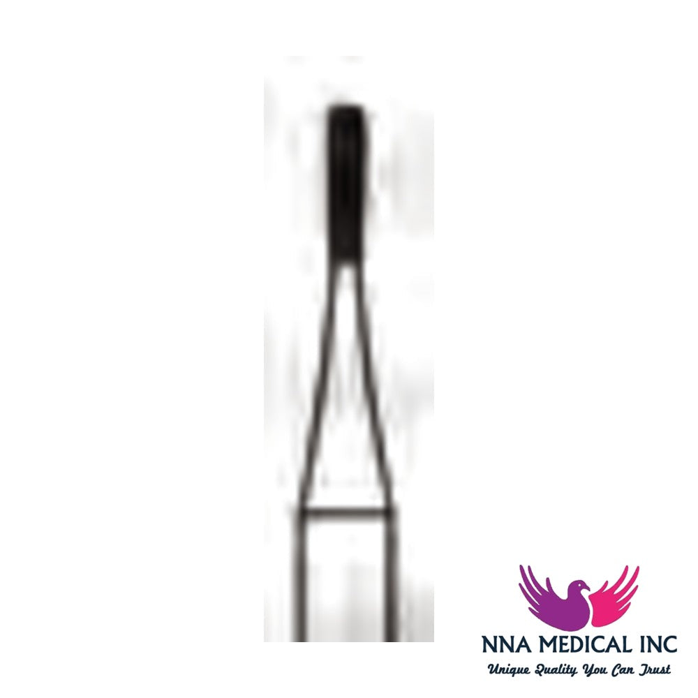 NNA MEDICAL - Pear Carbide Bur ISO 330L – Ø 0.8 mm, 3.8 mm Head – Crosstech, Pack of 10
