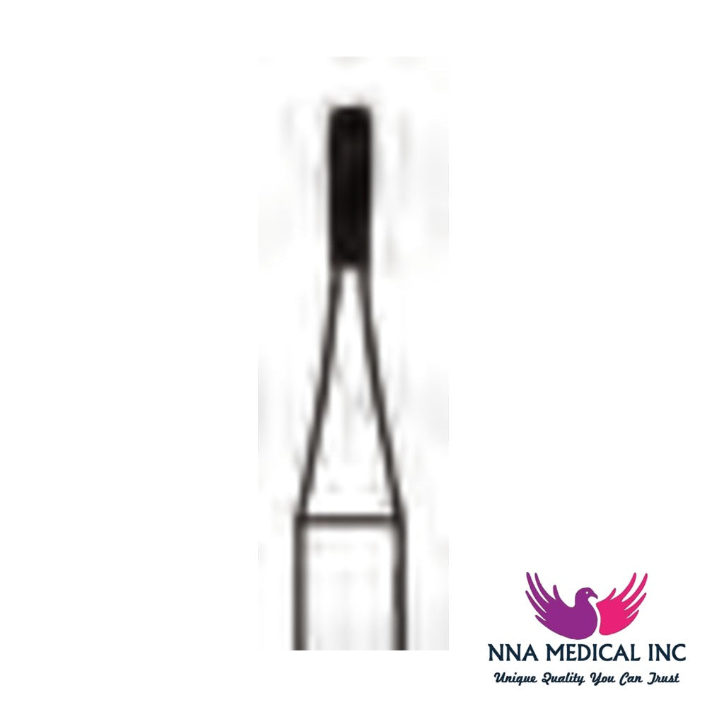 NNA MEDICAL - Pear Carbide Bur ISO 331L – Ø 1.0 mm, 3.8 mm Head – Crosstech, Pack of 10