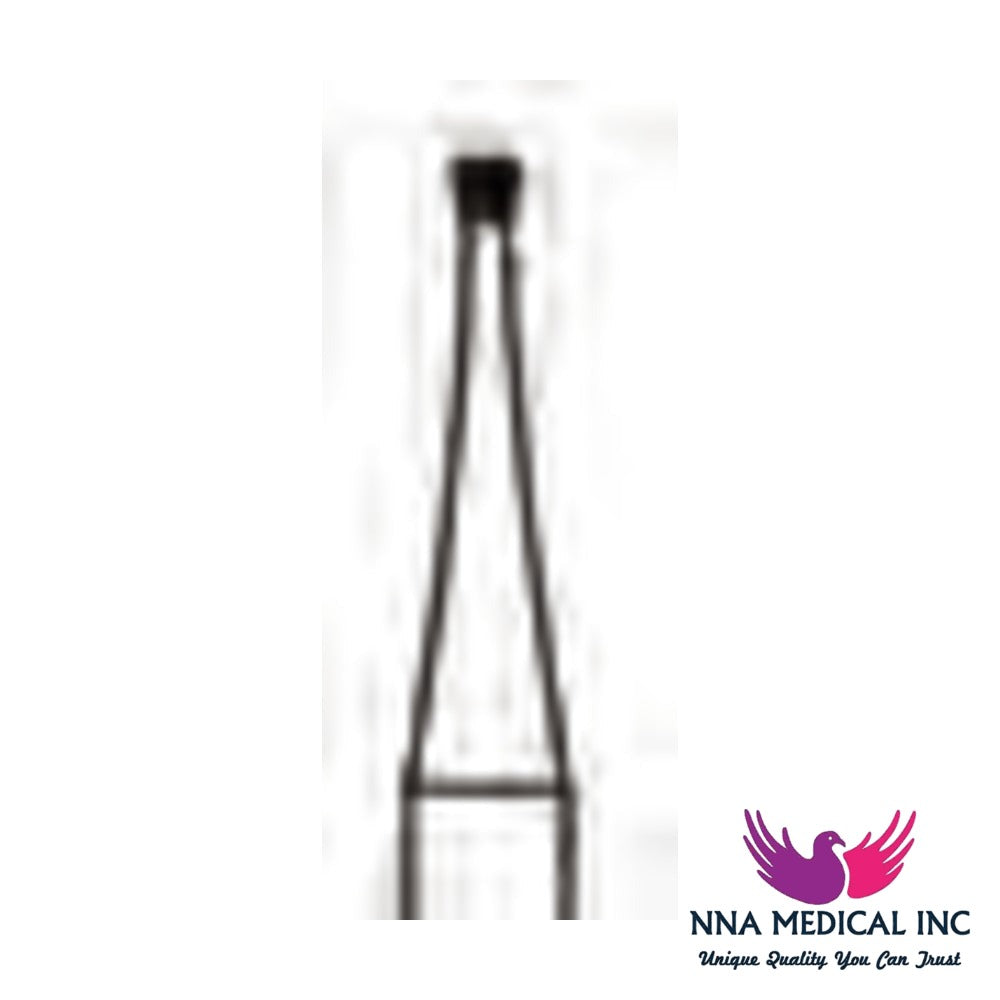 NNA MEDICAL - Inverted Cone Carbide Bur ISO 35 – Ø 1.0 mm, 0.7 mm Head – Crosstech, Pack of 10