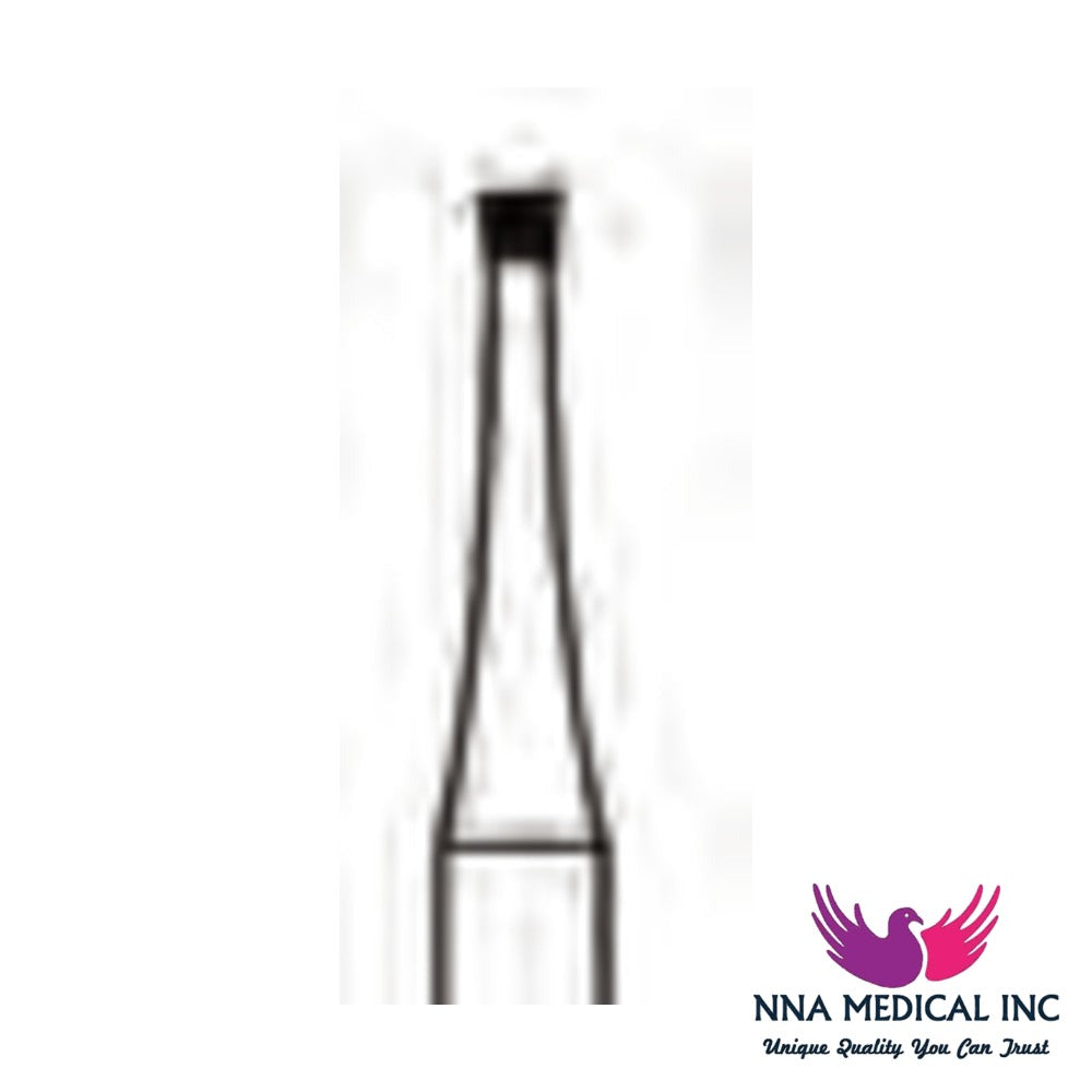 NNA MEDICAL - Inverted Cone Carbide Bur ISO 36 – Ø 1.2 mm, 0.8 mm Head – Crosstech, Pack of 10