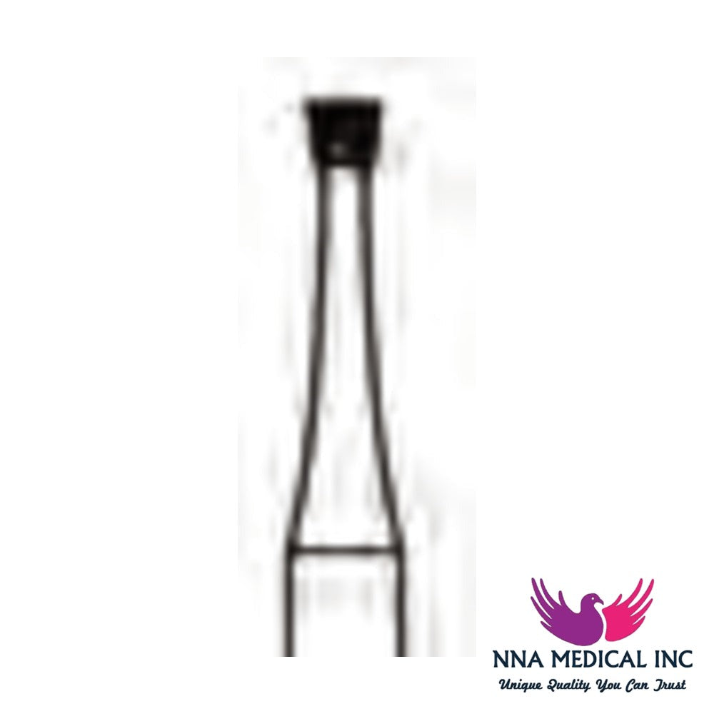 NNA MEDICAL - Inverted Cone Carbide Bur ISO 38 – Ø 1.6 mm, 1.0 mm Head – Crosstech, Pack of 10