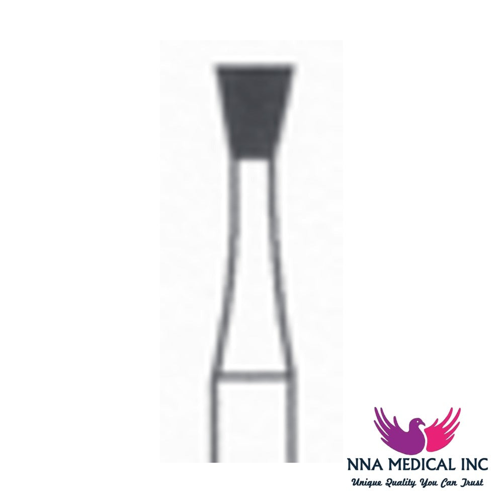 NNA MEDICAL - Inverted Cone Carbide Bur ISO 41 – Ø 2.3 mm, 2.4 mm Head – Crosstech, Pack of 10