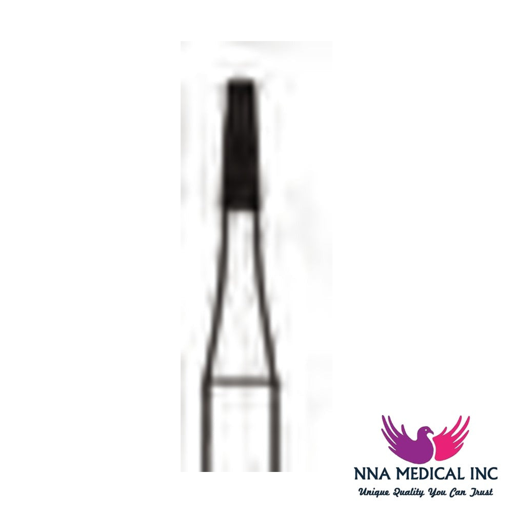 NNA MEDICAL - Crosscut Tapered Fissure Carbide Bur ISO 701 – Ø 1.2 mm, 3.7 mm Head – Crosstech, Pack of 10