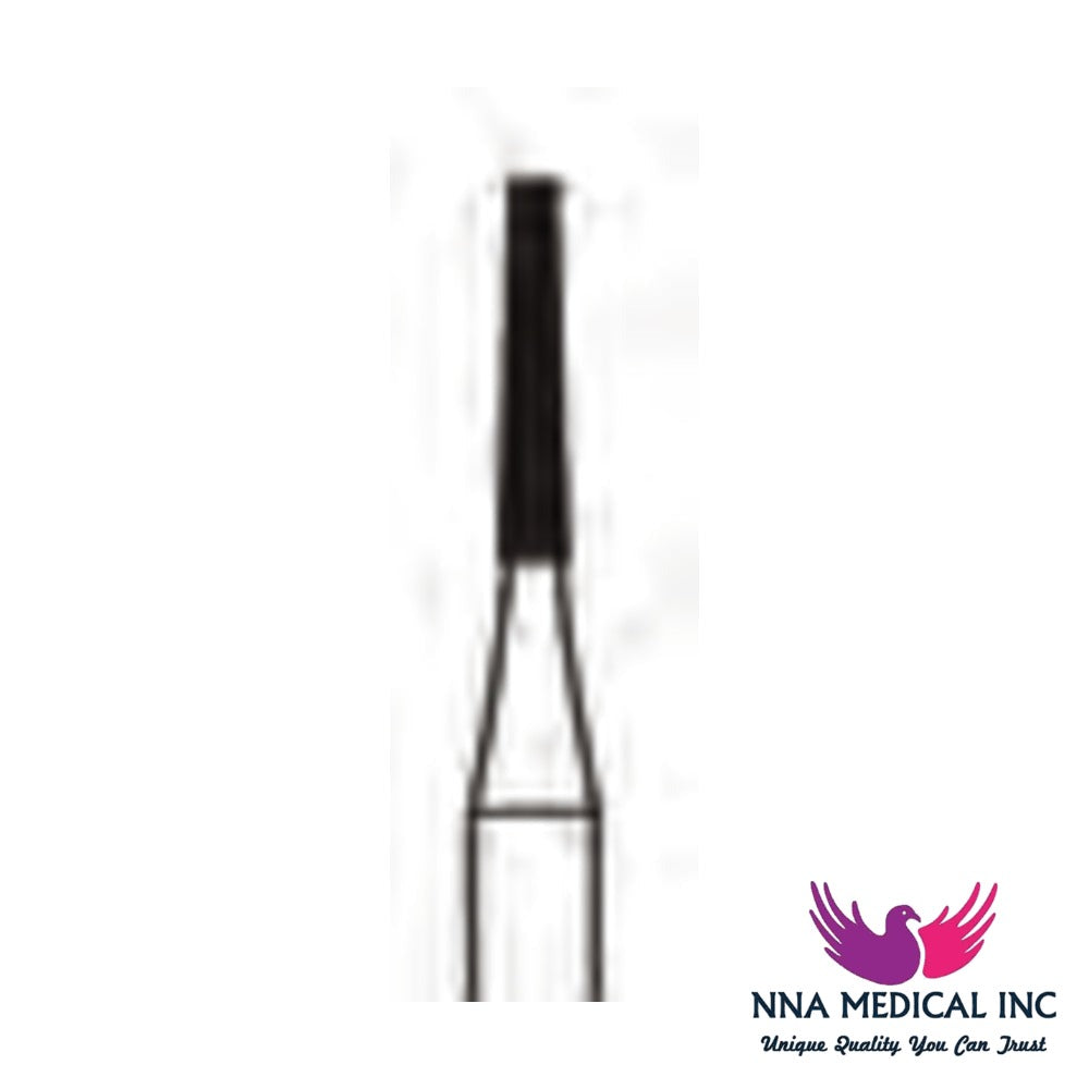 NNA MEDICAL - Crosscut Tapered Fissure Carbide Bur ISO 701XL – Ø 1.2 mm, 6.0 mm Head – Crosstech, Pack of 10