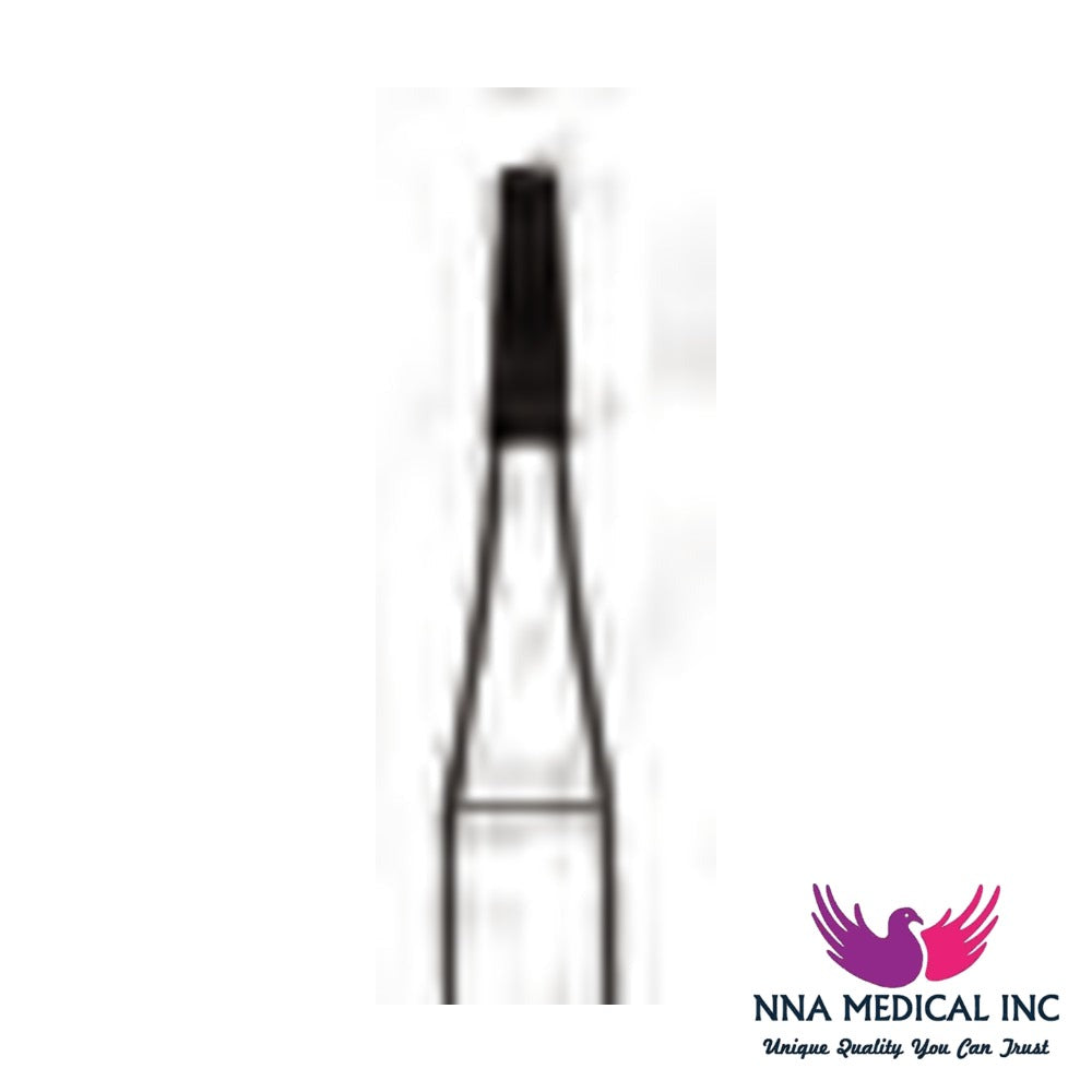 NNA MEDICAL - Tapered Fissure Carbide Bur ISO 171 – Ø 1.2 mm, 3.7 mm Head – Crosstech, Pack of 10