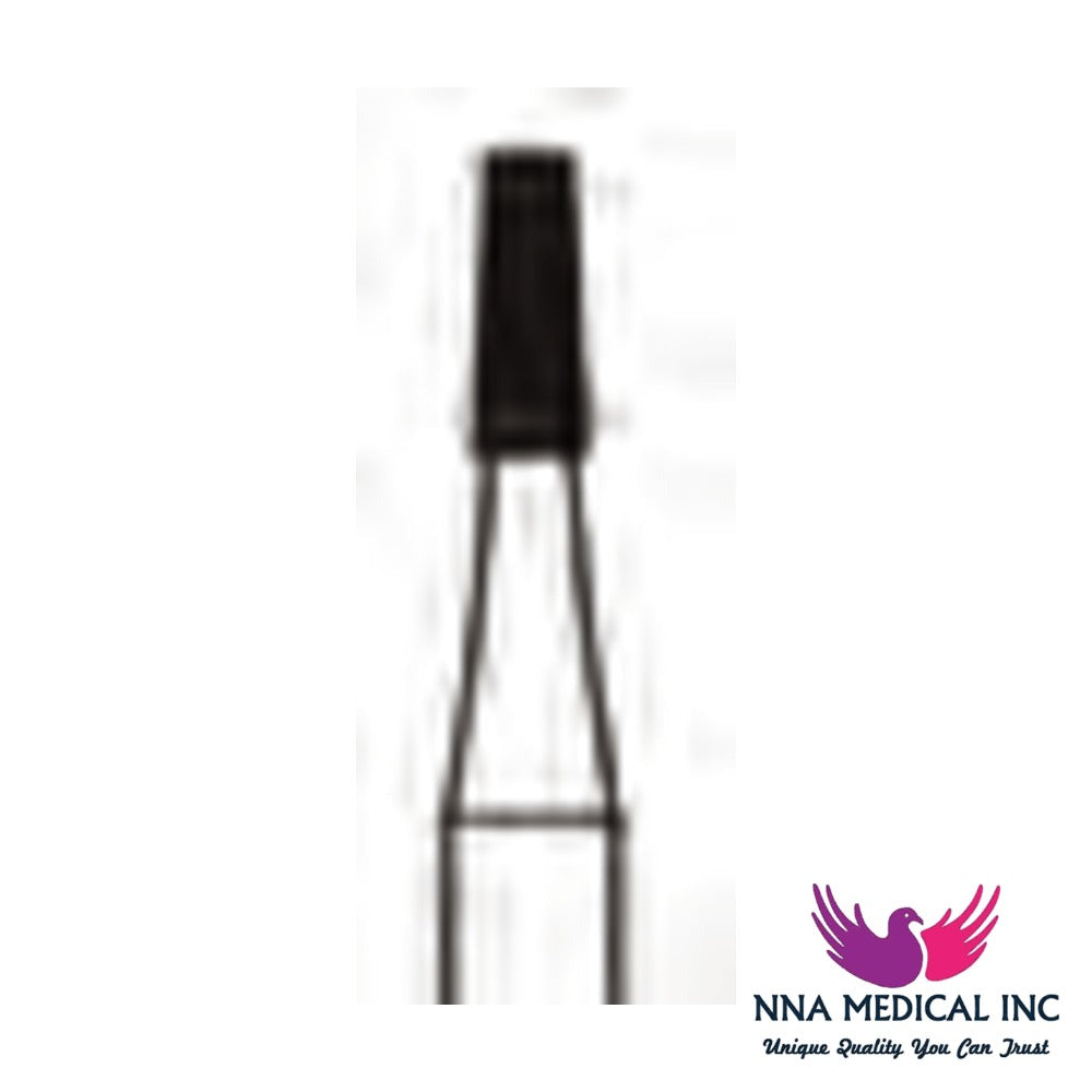 NNA MEDICAL - Tapered Fissure Carbide Bur ISO 172 – Ø 1.6 mm, 4.1 mm Head – Crosstech, Pack of 10