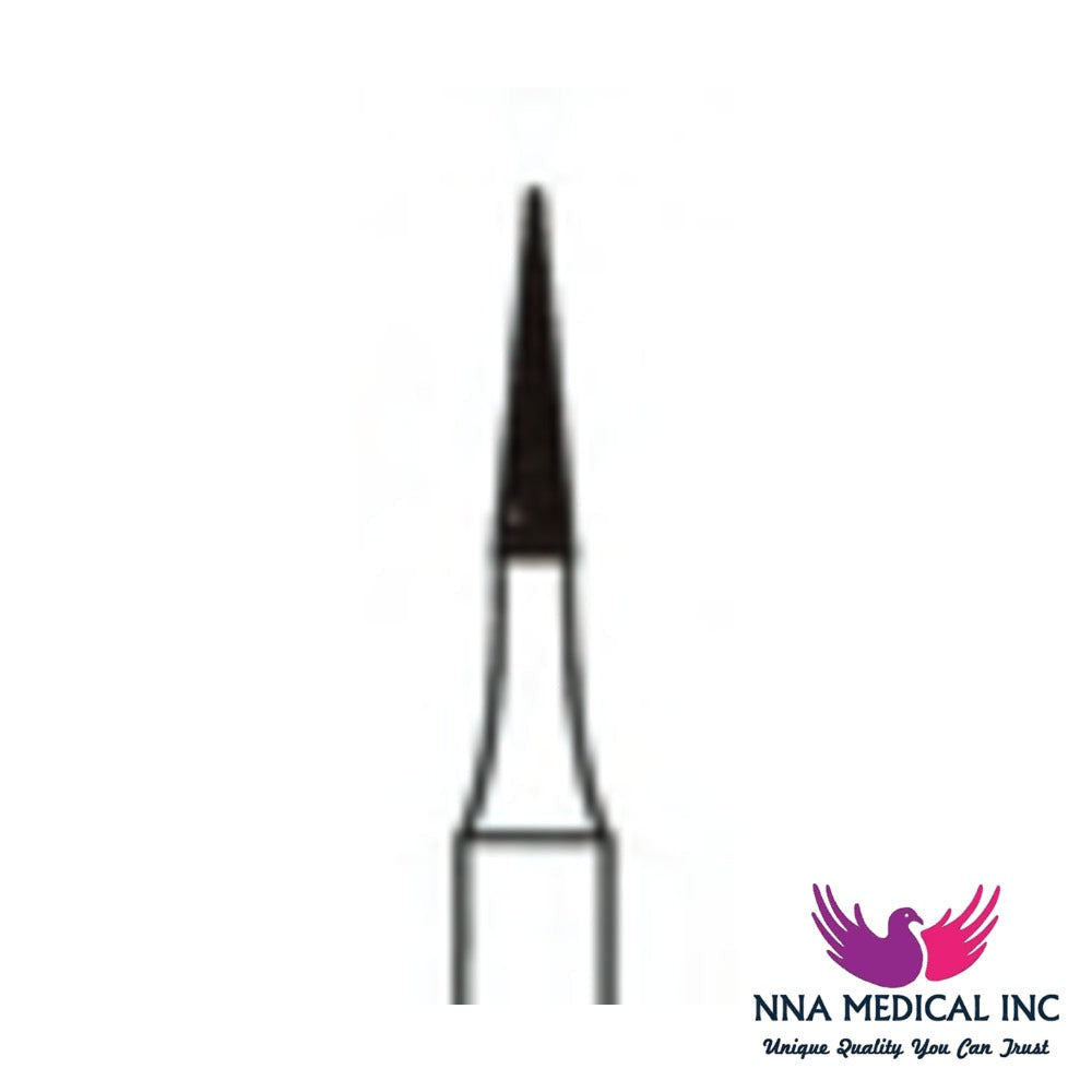 NNA MEDICAL - Composite Trimming Trimming & Finishing Carbide Bur – Ø 1.4 mm, 6.0 mm Head – 12/30 Flutes, Pack of 5