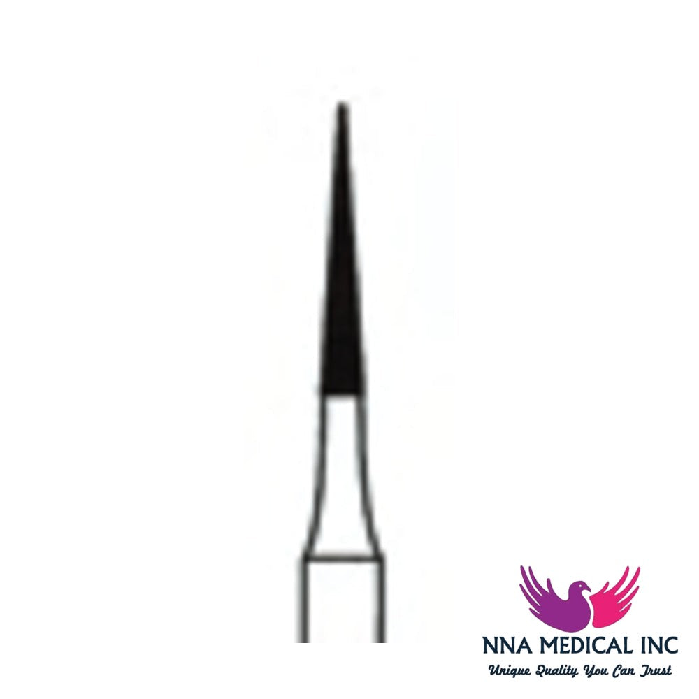 NNA MEDICAL - Composite Trimming Trimming & Finishing Carbide Bur – Ø 1.4 mm, 9.0 mm Head – 12/30 Flutes, Pack of 5