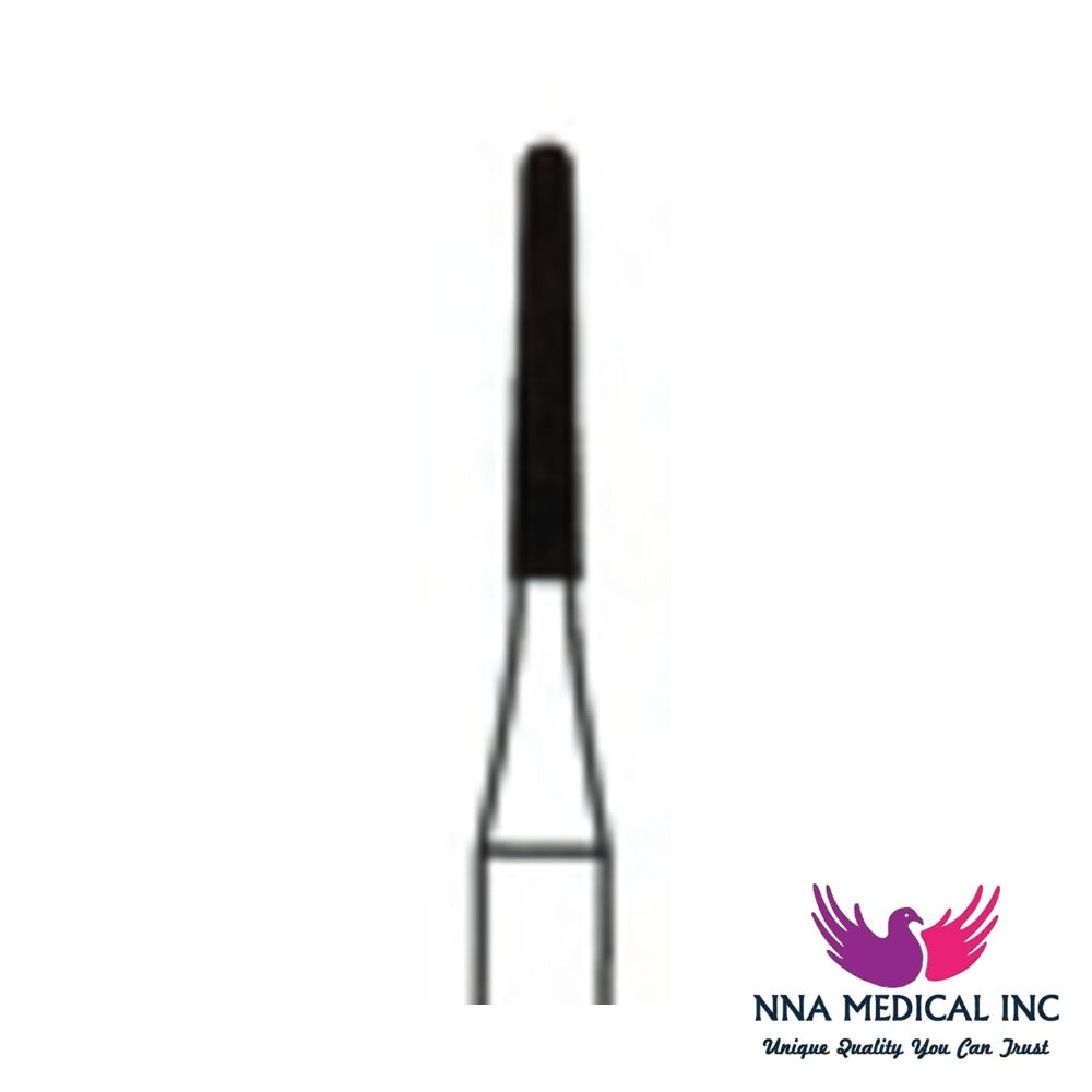 NNA MEDICAL - Round End Taper Trimming & Finishing Carbide Bur – Ø 1.4 mm, 8.0 mm Head – 12/30 Flutes, Pack of 5